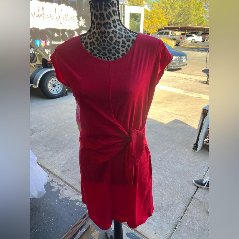 Red dress